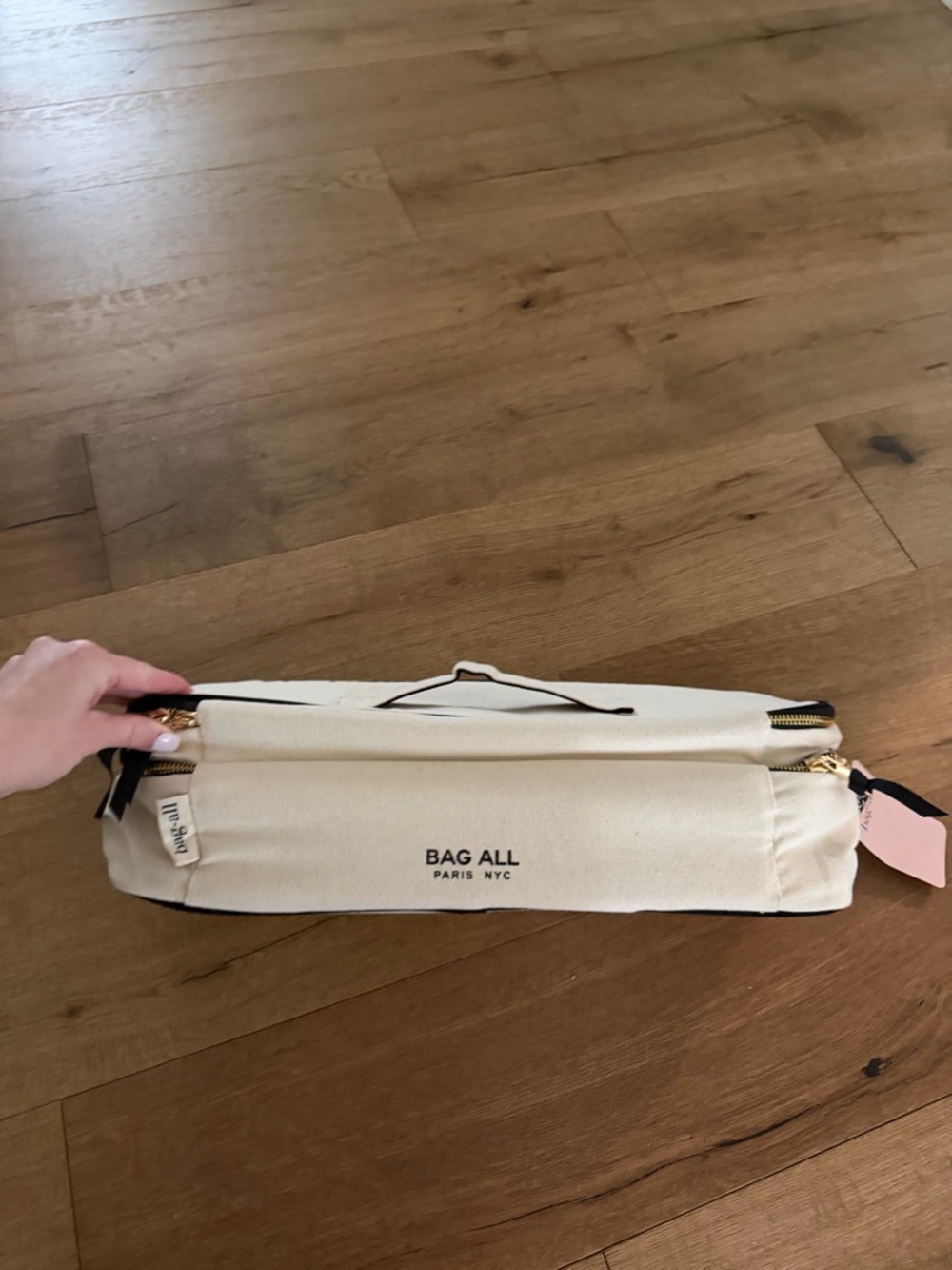 Bag All Double Hair Tools Travel Case Cream Heat Protective Lining